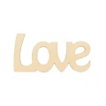 Drewniany napis “Love”