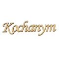 Napis drewniany Kochanym