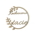 Wianek drewniany ze sklejki brzozowej z napisem - “Kochanemu tacie”
