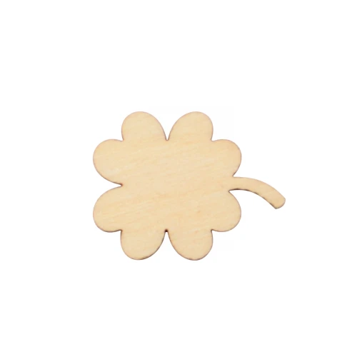 Plywood scrap - decorative clover
