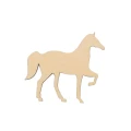 Drewniana scrapka konik
