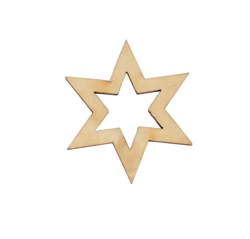 Wooden scrap - star