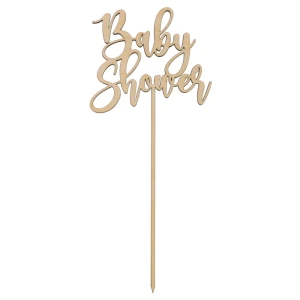 Wooden topper - "Baby Shower"