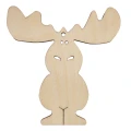 Drewniana zawieszka - łoś