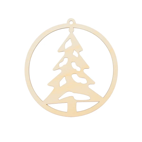 Wooden bauble - Christmas tree
