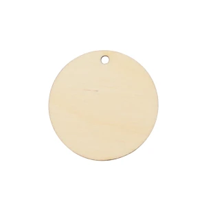 Plywood round tag