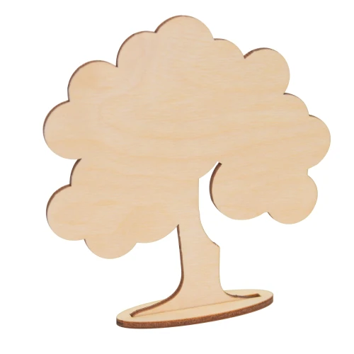 Wooden tree on stand