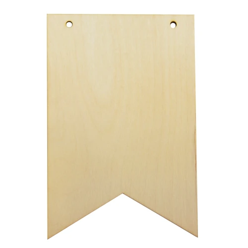 Wooden  element of garland-  flag