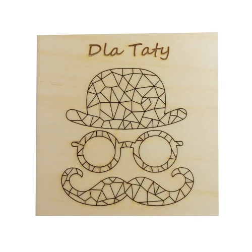 Wooden sheet - "Dla Taty"