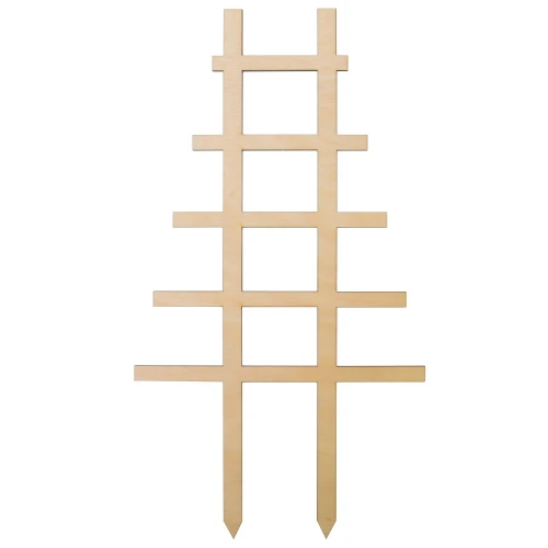Wooden support for orchids, herbs and plants