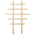 Drewniana podpora do kwiatów doniczkowych ze sklejki brzozowej.