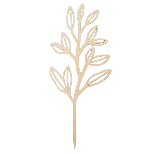 Small wooden plant support
