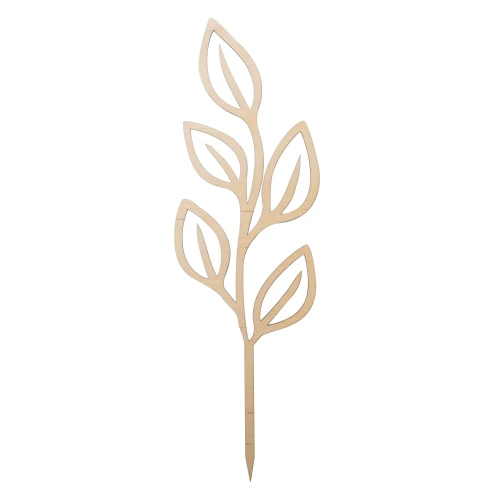 Wooden decorative plant support