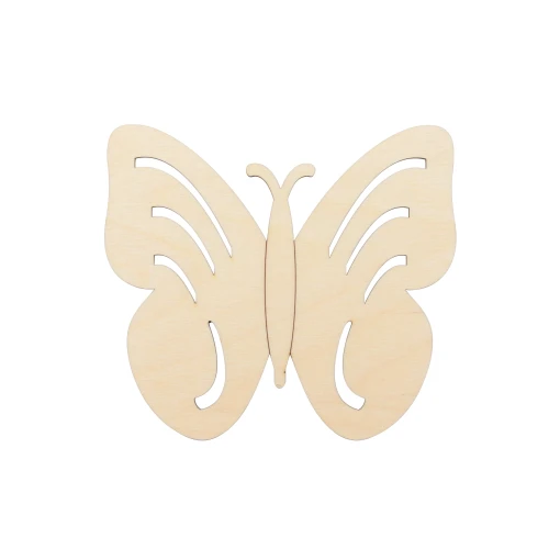 Wooden tag - butterfly