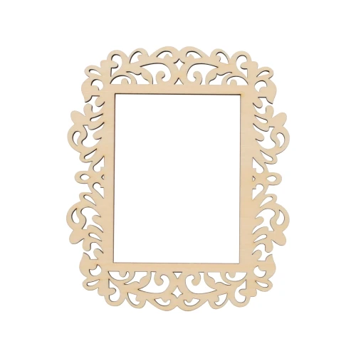 Wooden scraps set - rectangular frame