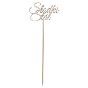 Wooden topper - "Słodki Stół"