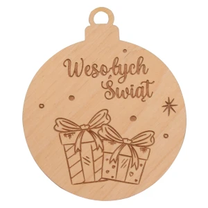 Wooden ornament perfect for a gift