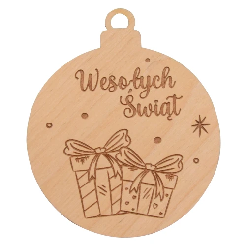 Wooden ornament perfect for a gift