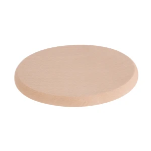 Large round beech wood kitchen board