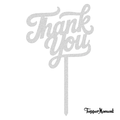 Topper napis "Thank You"