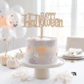 Topper napis "Halloween" drewniany