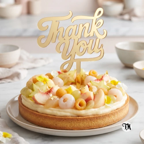 Topper napis "Thank You"