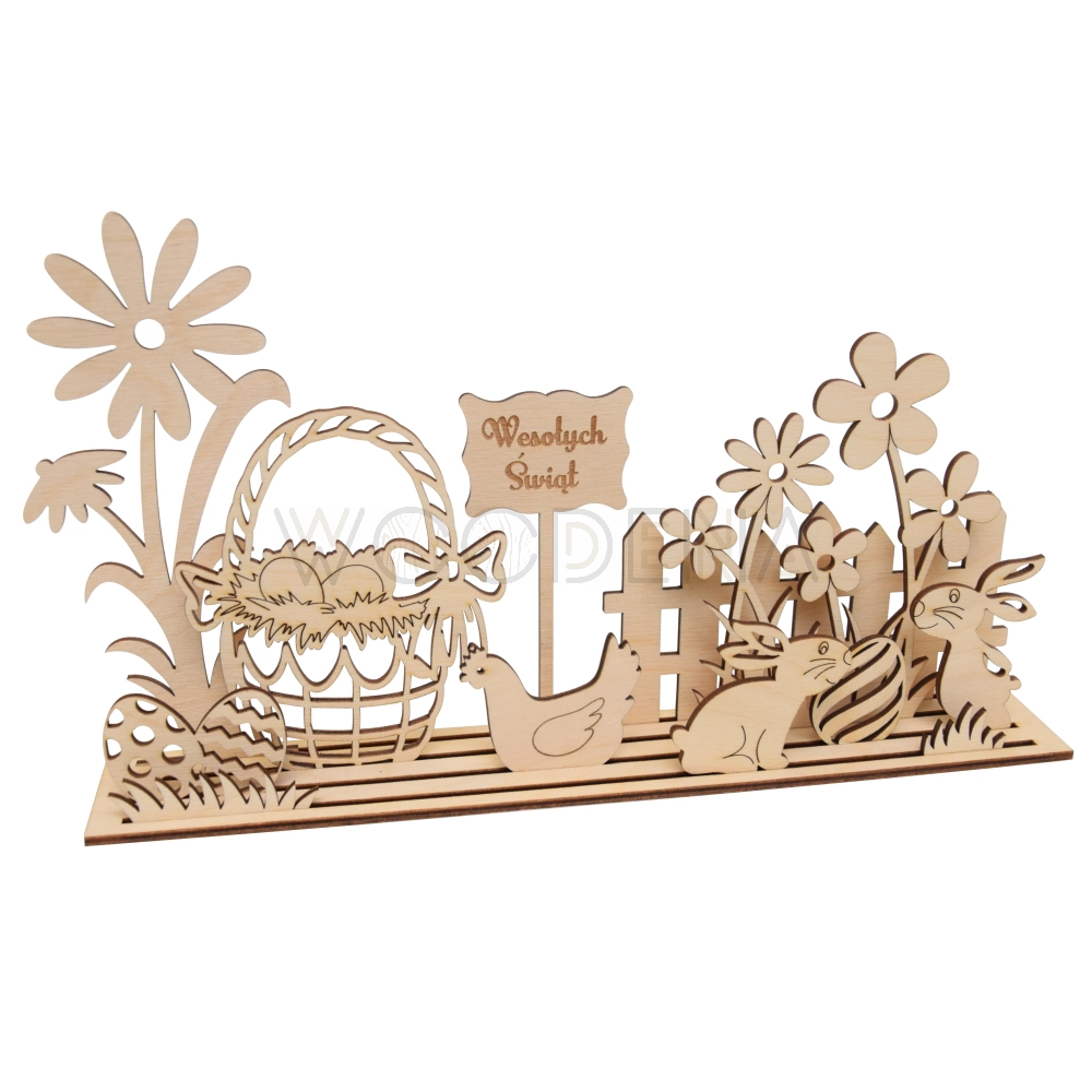 Drewniane ozdoby na Wielkanoc