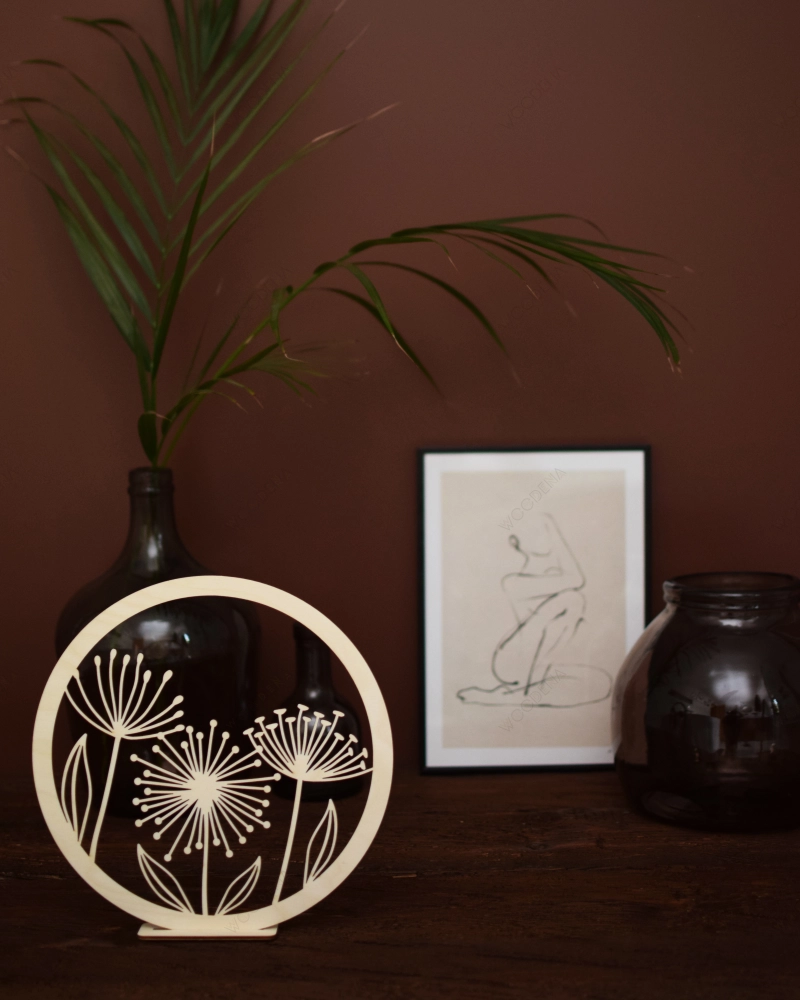 Dmuchawce w obręczy na ścianę