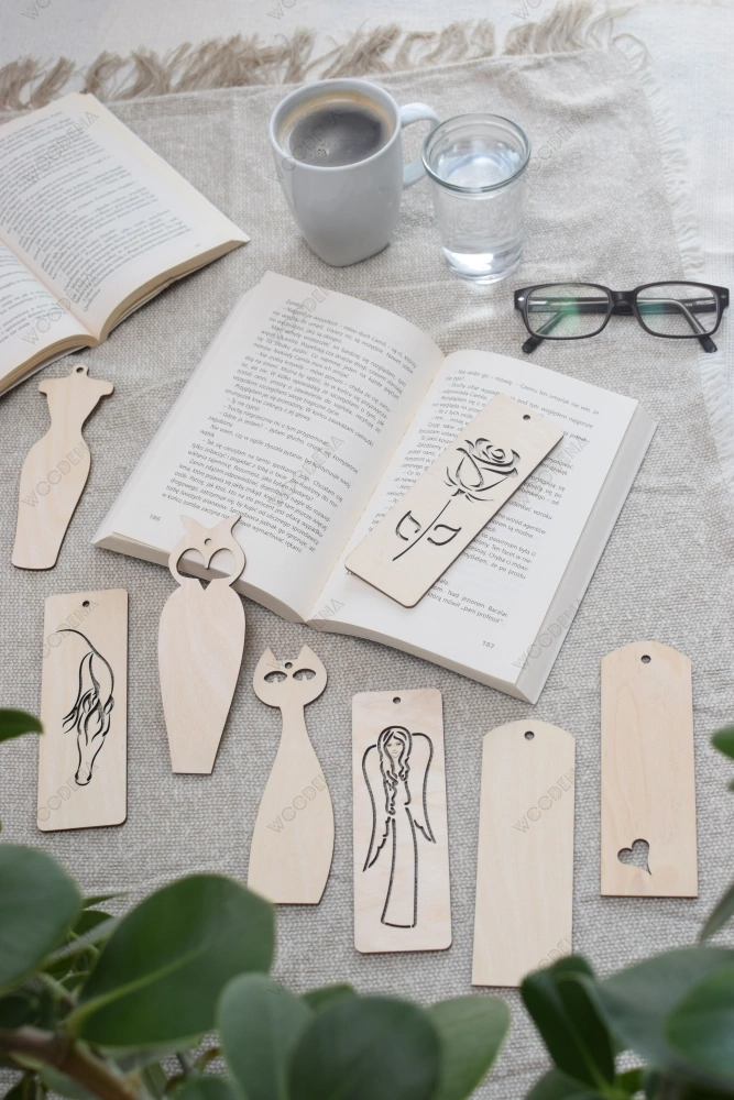 Drewniane zakładki do książek