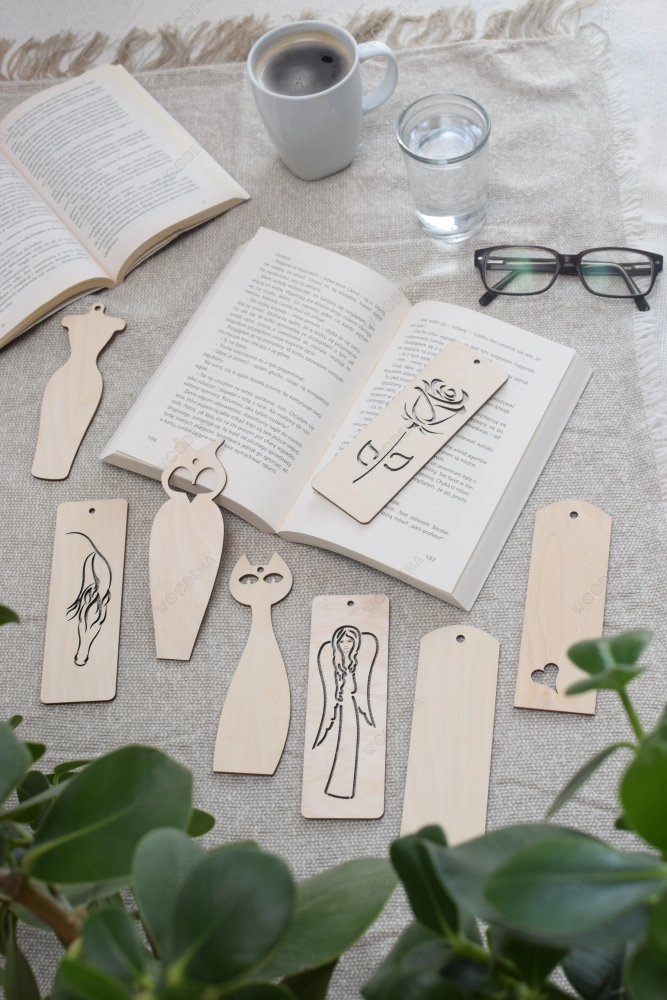 Drewniany zakładki do książek
