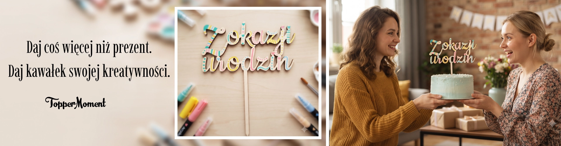 Topper prezent główna