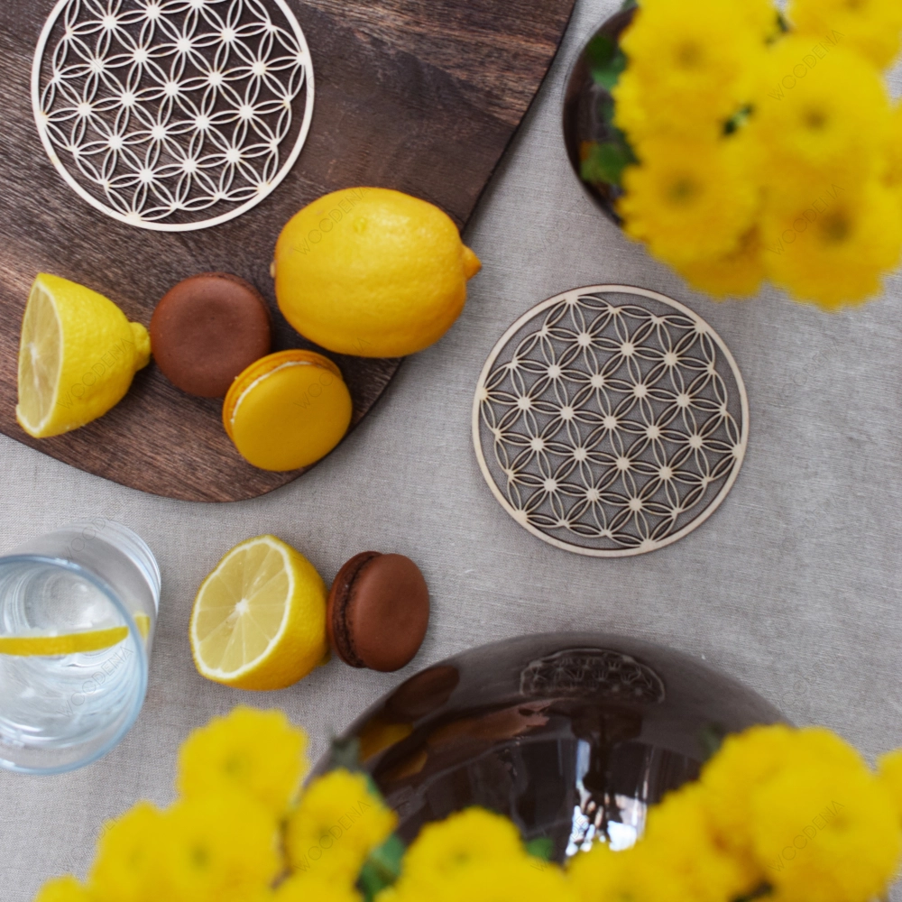 Drewniane podkładki pod kubek - elegancja i funkcjonalność w codziennym użytkowaniu