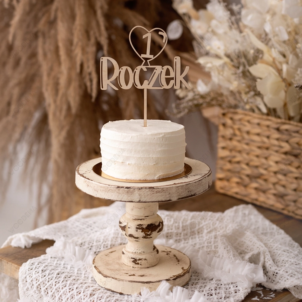 Dekoracje na roczek z drewna i nie tylko